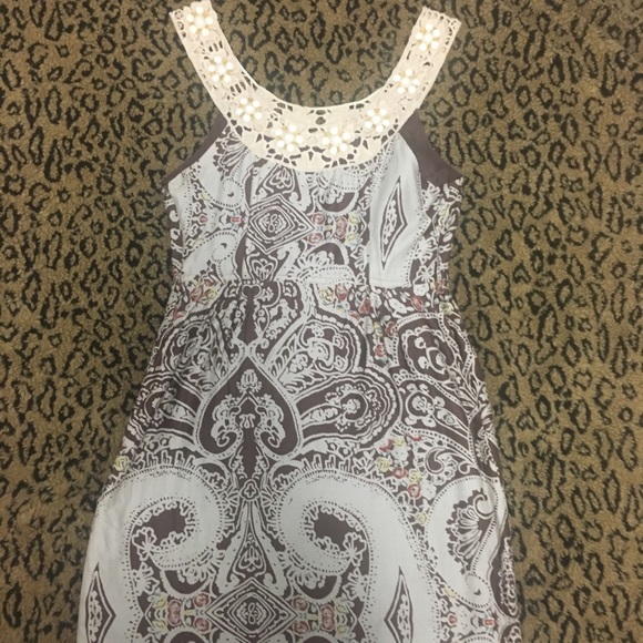 FREE PEOPLE Floral & Paisley Mini Size 0 EUC - Picture 4 of 7